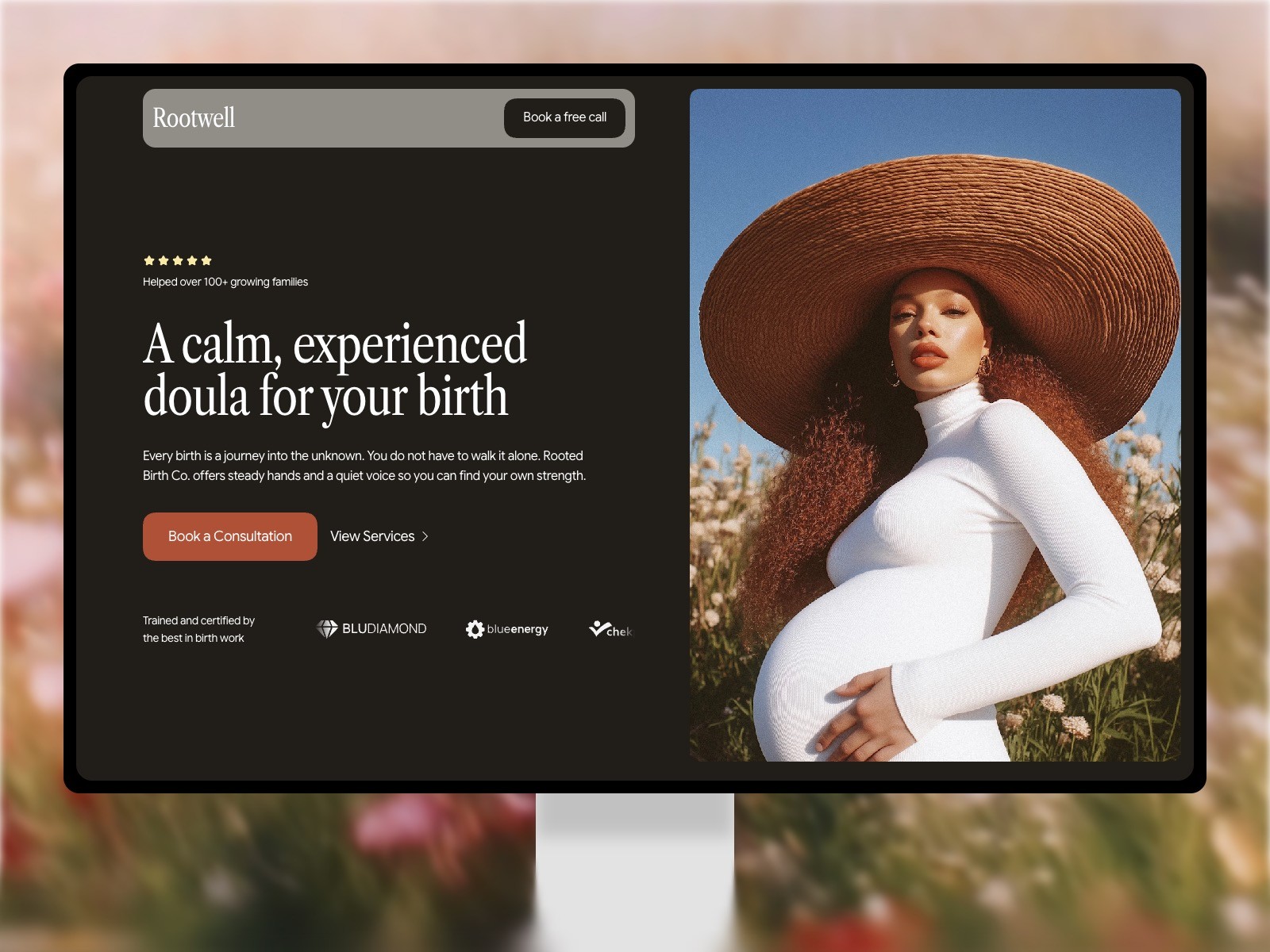 Rootwell - Framer Website Template for Birth Doulas