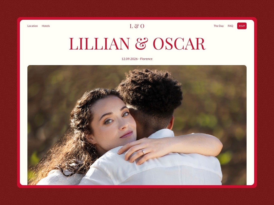 Delphin - Framer Wedding Imvitation Template
