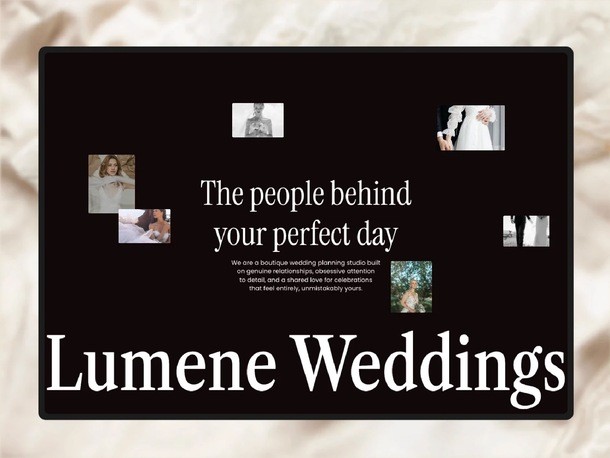 Lumene - Framer Website Template for Wedding and Event Planners