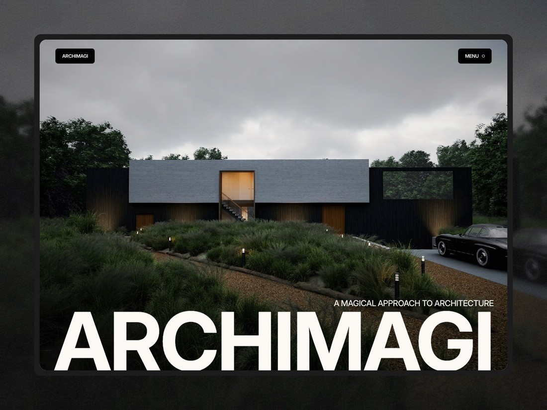 Archimagi is a sleek and modern Framer website template for architecture and interior design studios