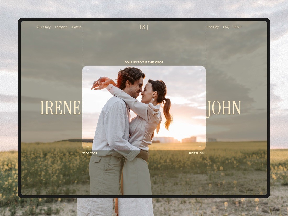 Miren - Framer Wedding Imvitation Website Template